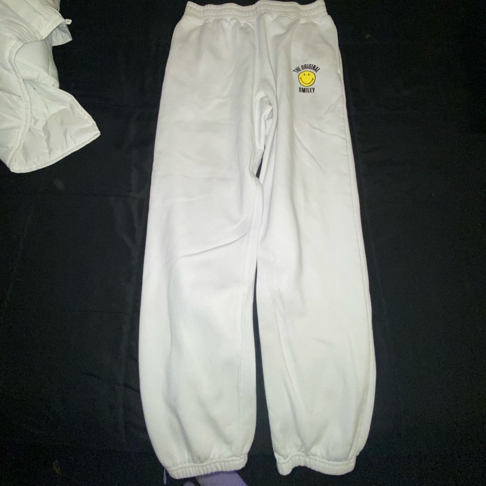 White H&M sweats